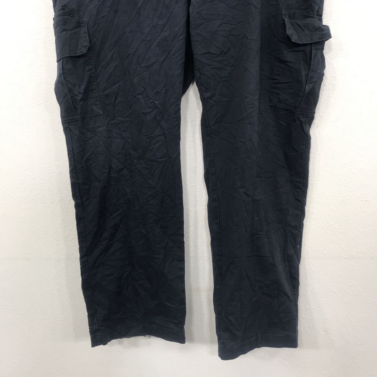 Dickies ワークパンツ W44 ディッキーズ ネイビー レギュラーストレート ビッグサイズ 古着卸 アメリカ仕入 2304-642_画像3