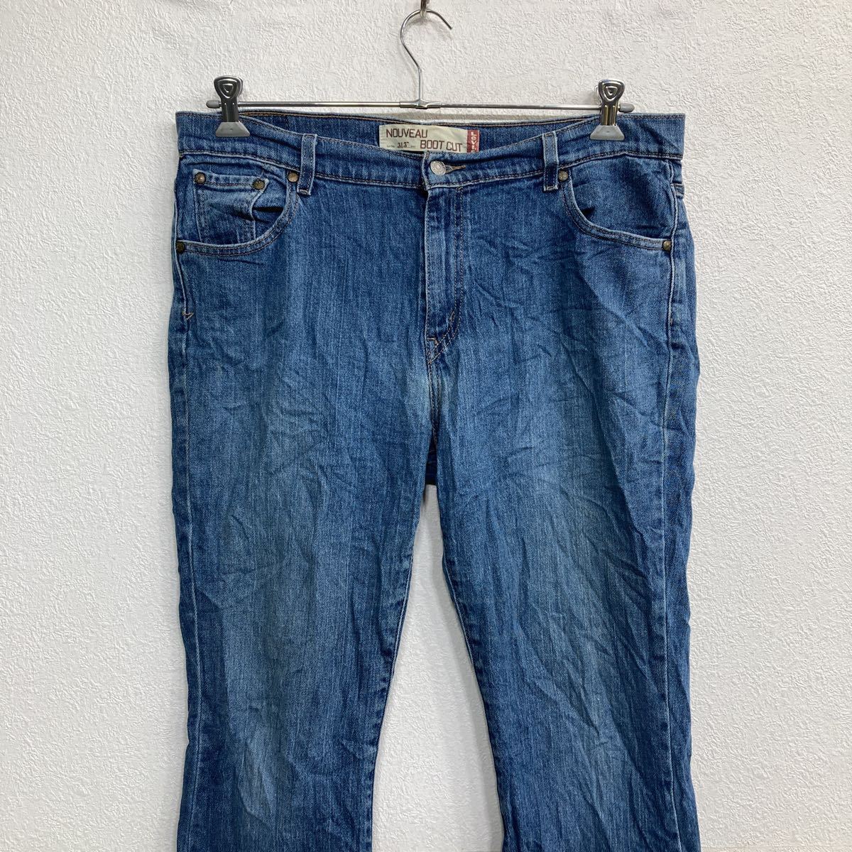 Levi's 515 デニムパンツ W37 リーバイス ブーツカット ウィメンズ インディゴ 古着卸 アメリカ仕入 2304-842_画像2