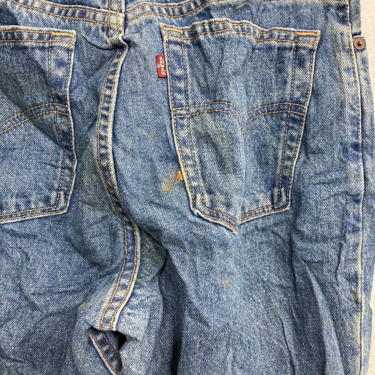 Levi's 550 デニムパンツ W31 リーバイス リラックスフィット ジュニア ブルー 古着卸 アメリカ仕入 2304-977_画像8