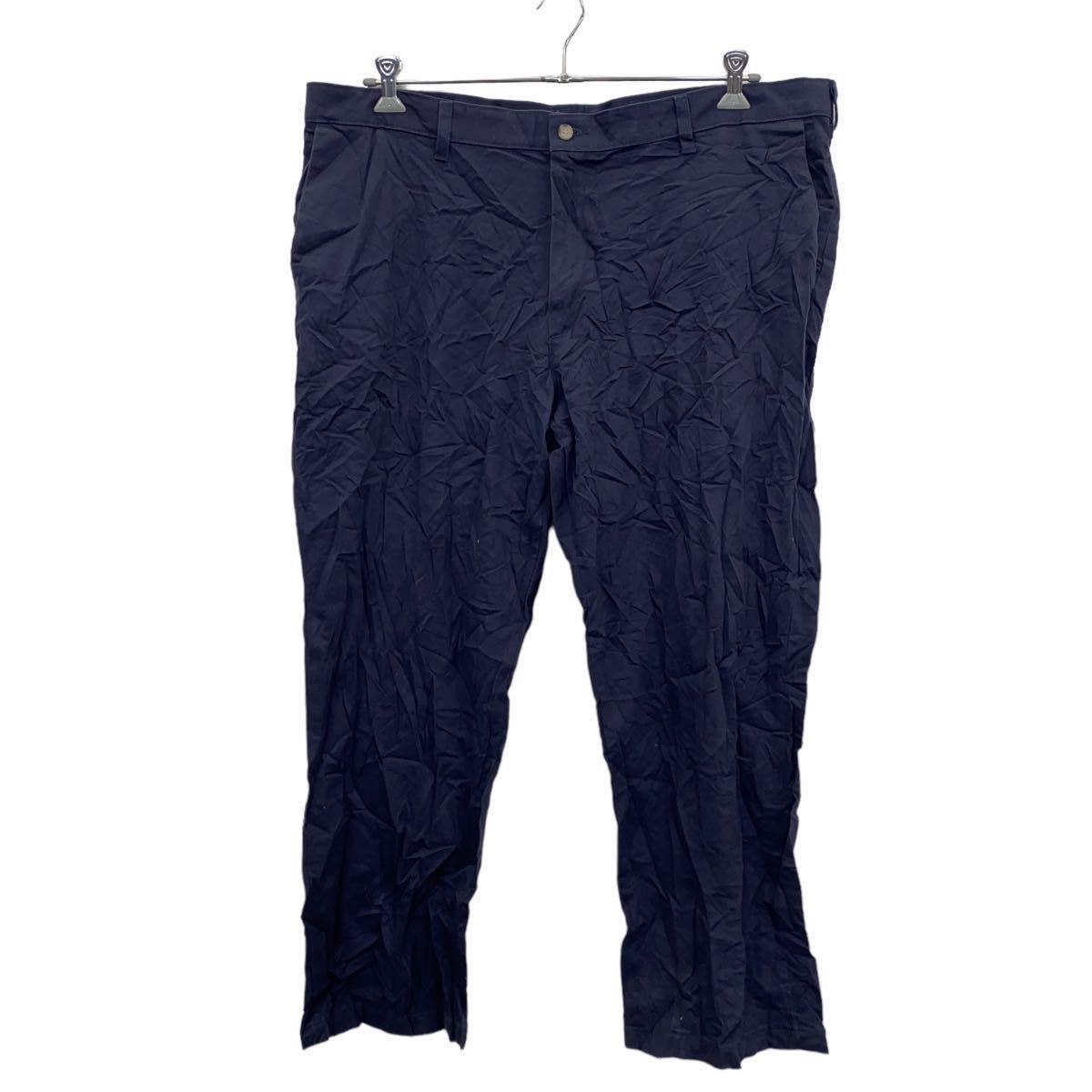 Lee チノパンツ W40 リー スラックス ネイビー シンプル 古著卸 アメリカ仕入 2304-1064