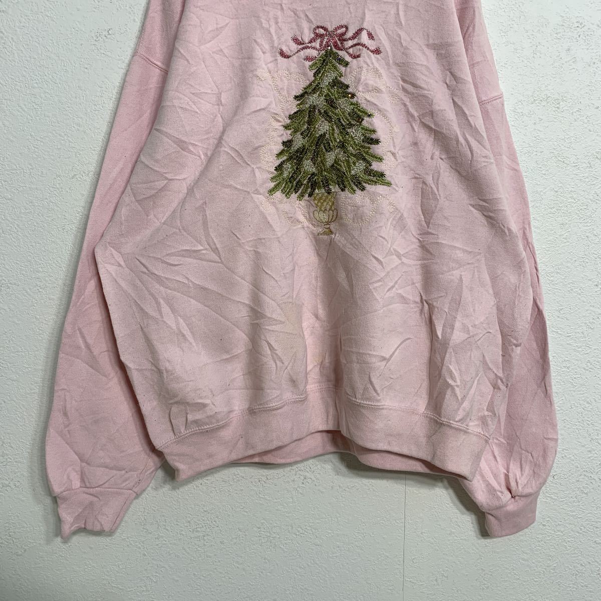 JERZEES тренировочный футболка wi мужской L розовый tree вышивка б/у одежда . America запас a401-5186