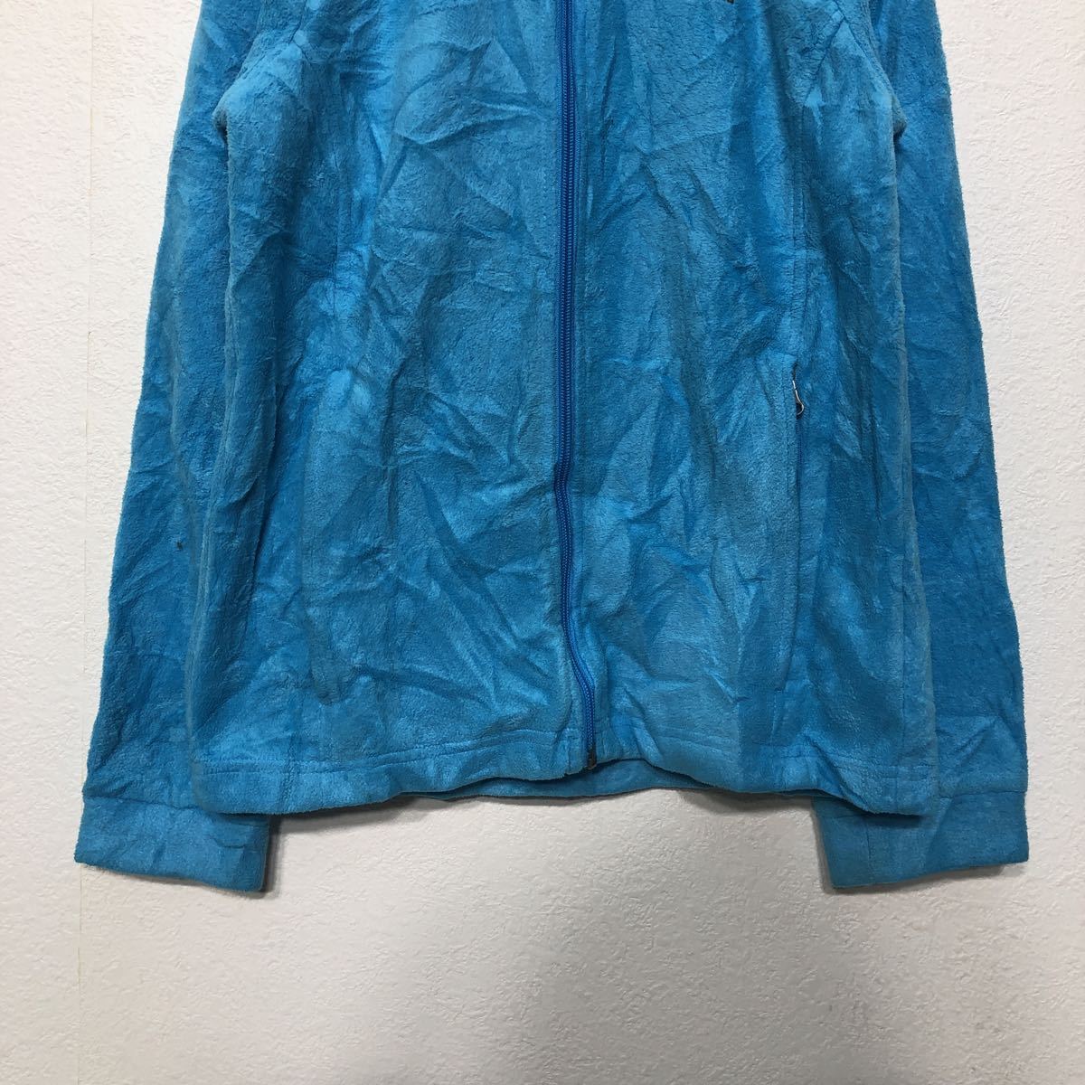 Columbia fleece jacket Kids M size Colombia outdoor light blue light blue old clothes . America stock a402-5073