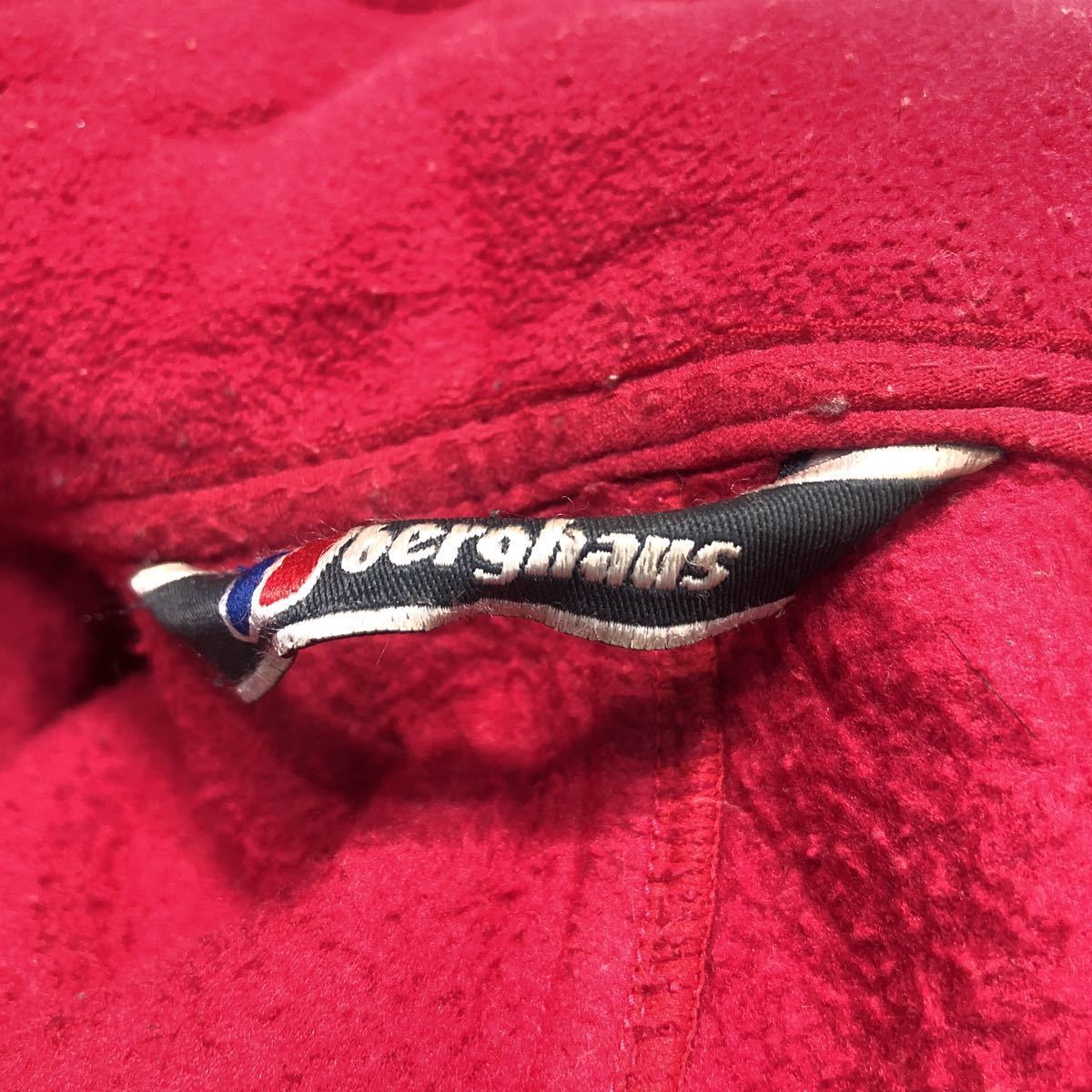 berghaus fleece jacket size 16 XL bar g house wi men's euro outdoor red red old clothes . America stock a402-5062