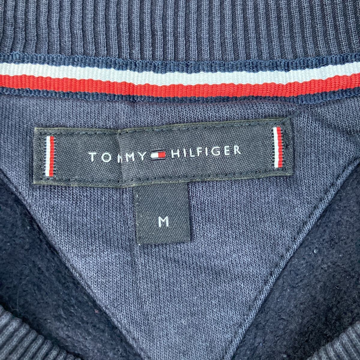 TOMMY HILFIGER スウェット トレーナー M ネイビー トミーヒルフィガー ロゴ 古着卸 アメリカ仕入 a504-5953_画像7