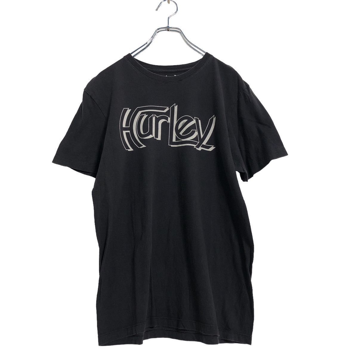 Hurley 半袖 プリント Tシャツ M ブラック ハーレー シンプル 古着卸 アメリカ仕入 a504-6174_画像1
