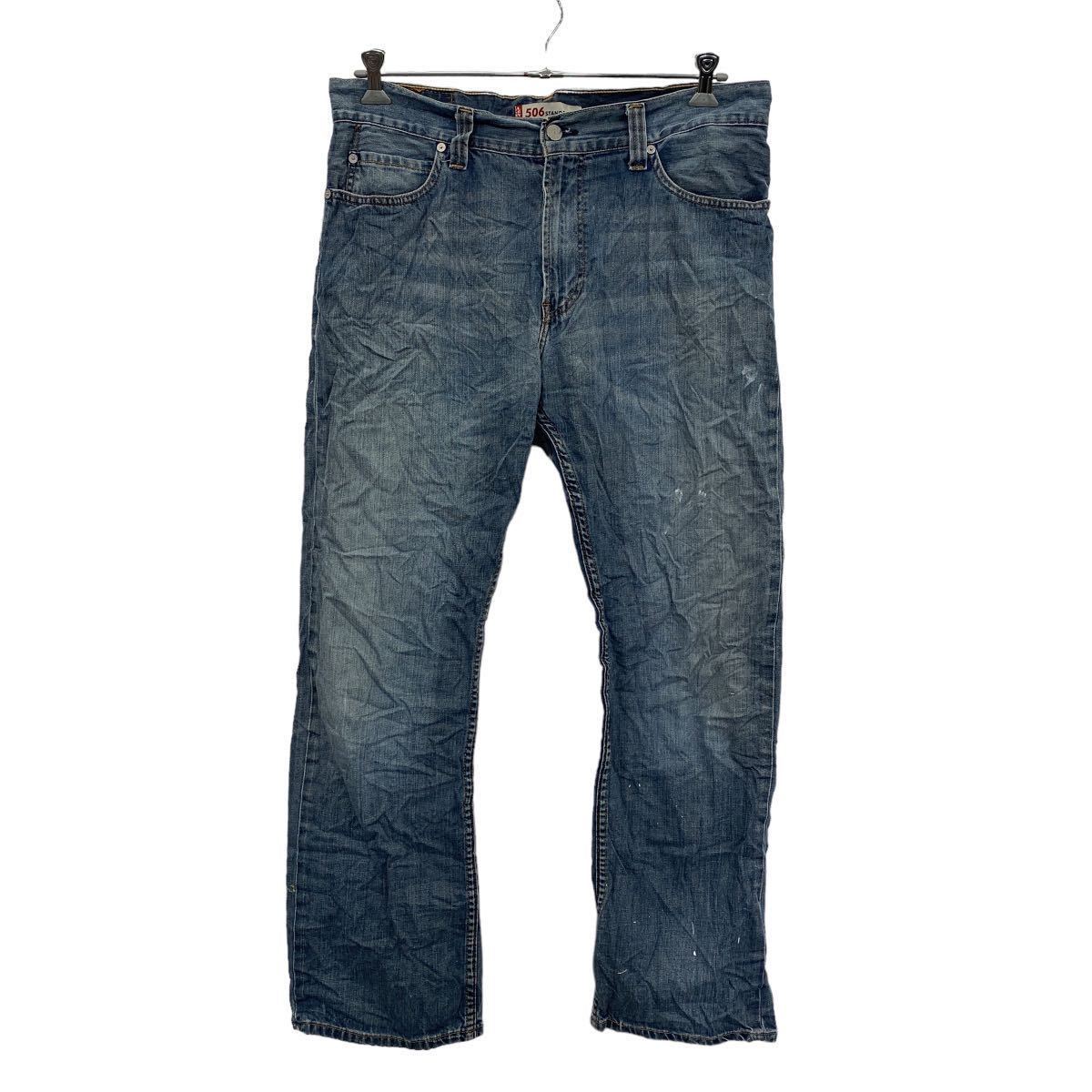 Levi's デニムパンツ W36 リーバイス ブルー 506 スタンダード 古着卸 アメリカ仕入 2304-1935_画像1