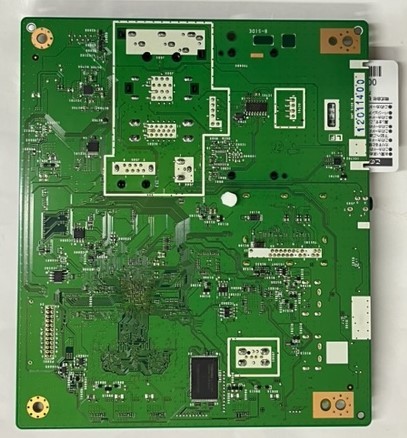 シャープ　液晶TV　LC-22K30用　メイン（信号）基板　B-CASカード付き　動作品_画像4
