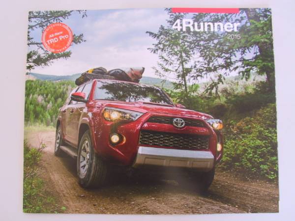  Toyota 4 Runner Hilux Surf 2015-2016 year USA catalog 