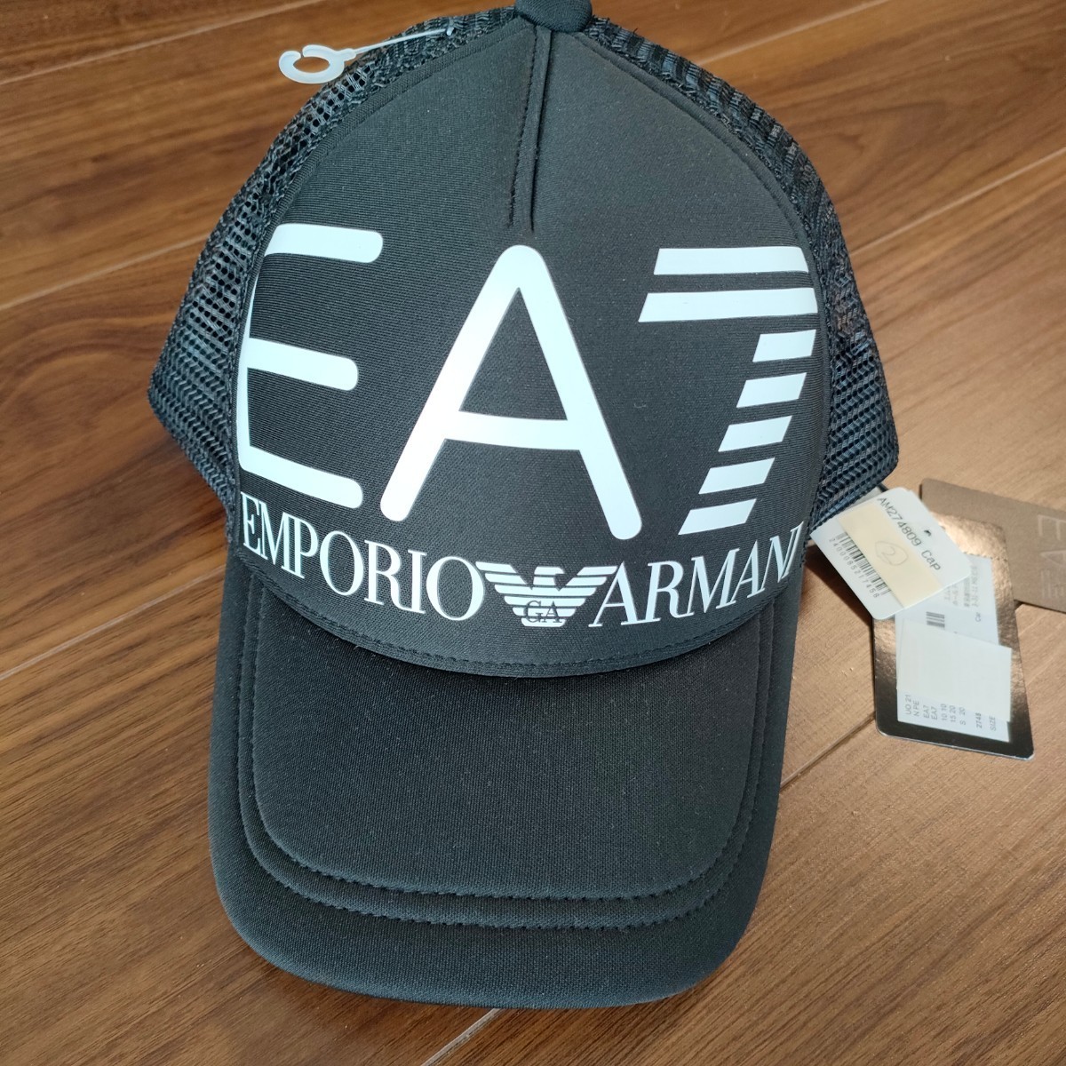 EMPORIO ARMANI(エンポリオアルマーニ)②ビックロゴキャップ、帽子
