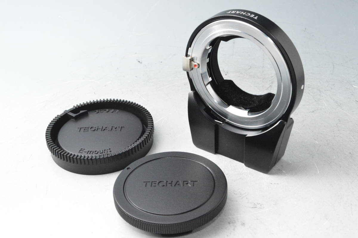 #9690[ beautiful goods ] TECHART Tec art mount adaptor Leica M lens / Sony E body electron connection points LM-EA7