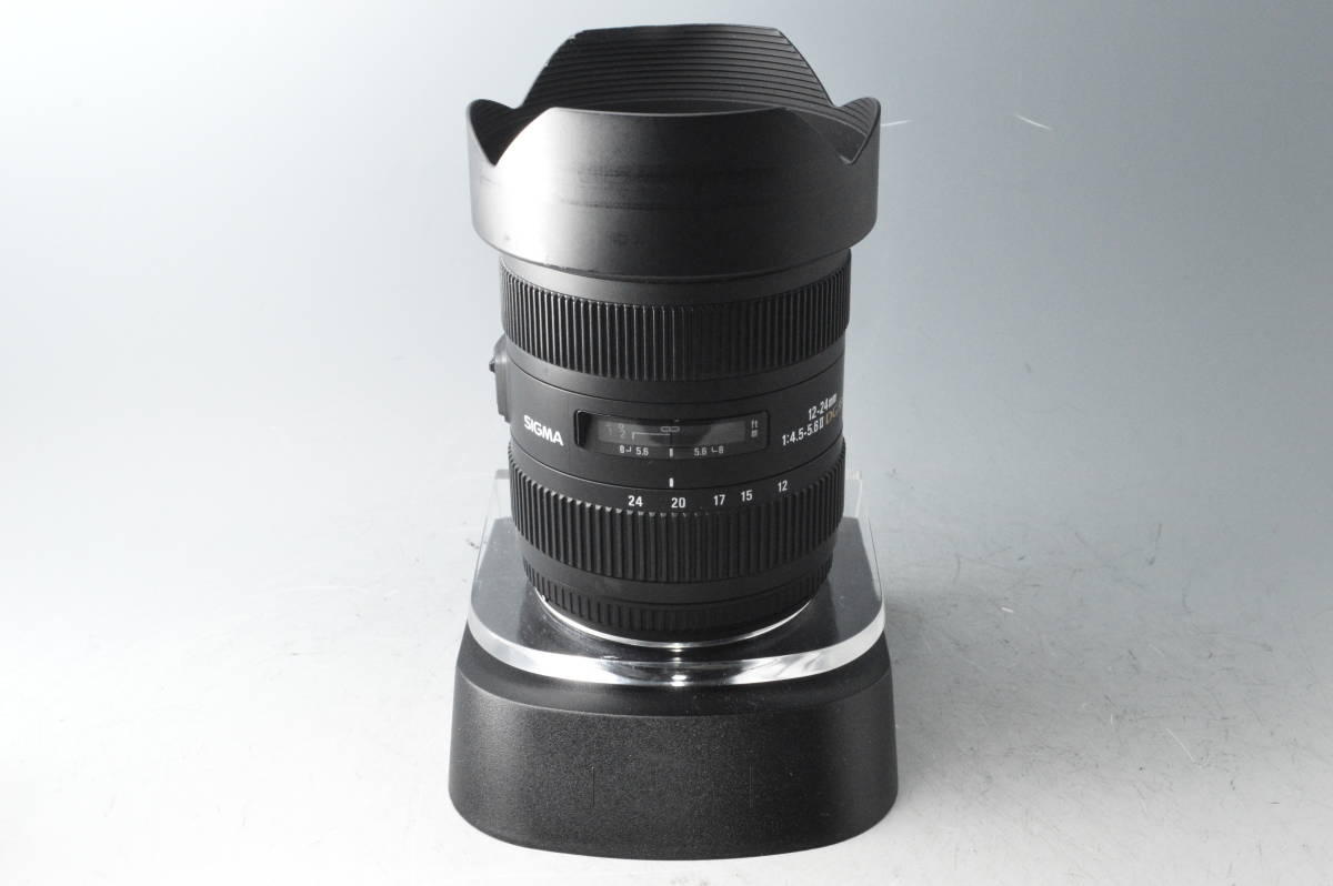 9704【並品】 SIGMA シグマ 12-24mm F4.5-5.6 II DG HSM (キヤノンEF用)