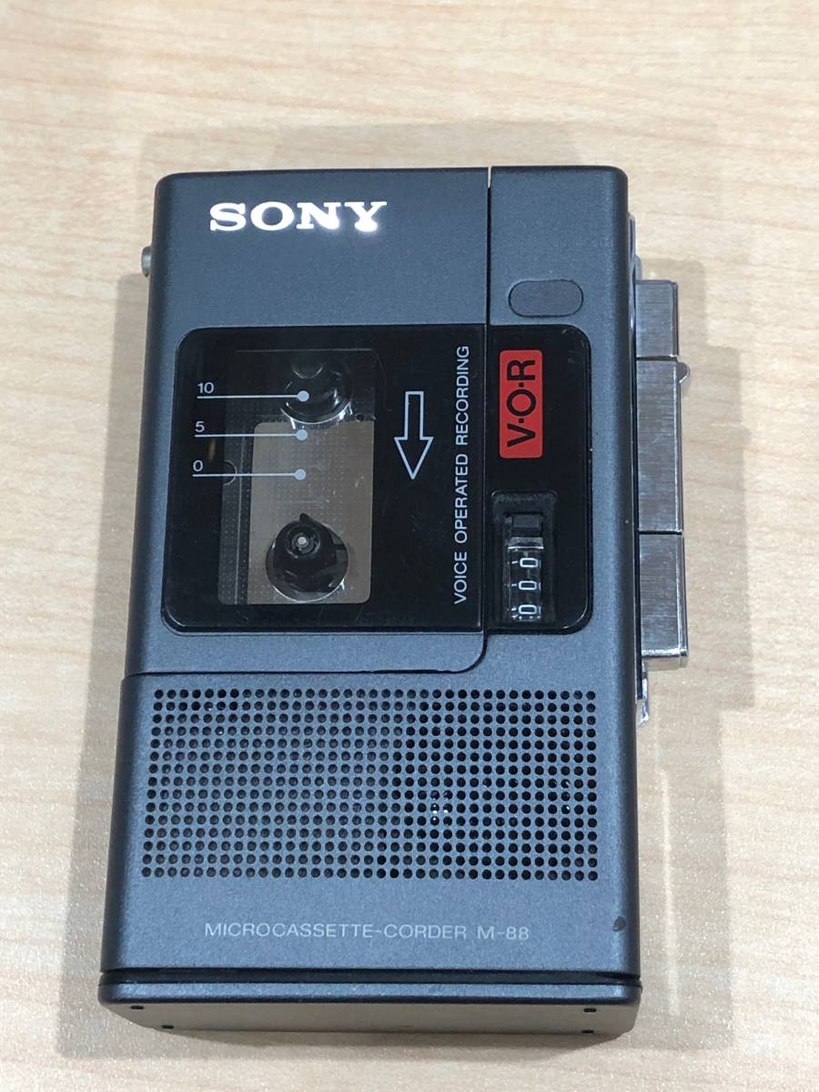 □レトロ□Sony・ソニー マイクロカセットレコーダー M-88 の商品詳細