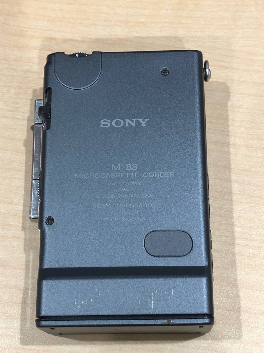 □レトロ□Sony・ソニー マイクロカセットレコーダー M-88 の商品詳細