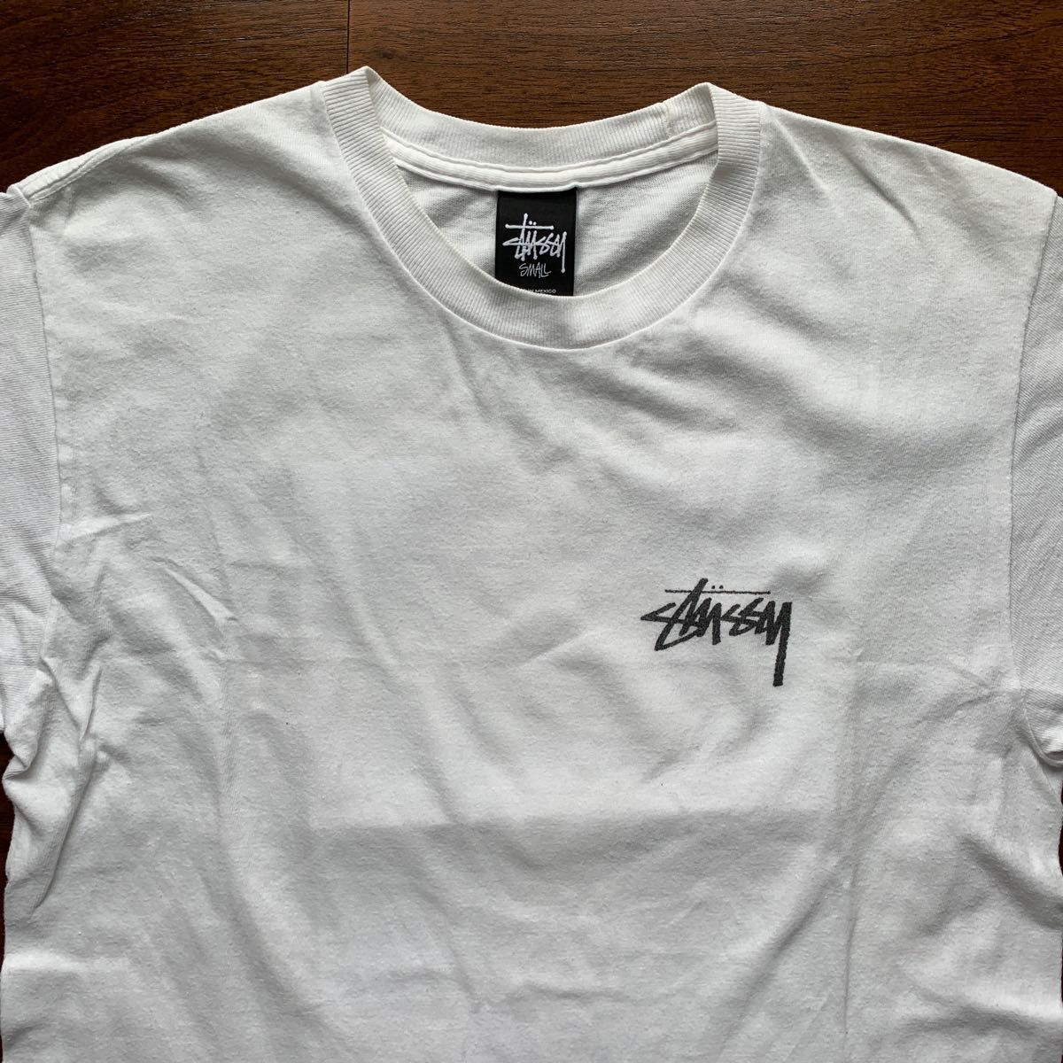STUSSY ステューシー Tシャツ ホワイト 白 Sサイズ ショーンフォント