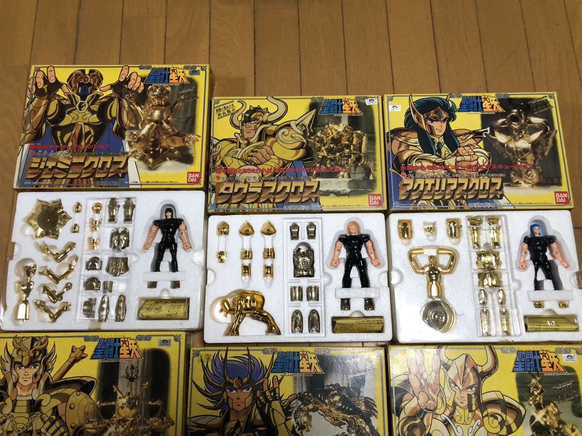 聖闘士星矢 聖闘士聖衣大系 バンダイ ゴールドクロス 12体セット