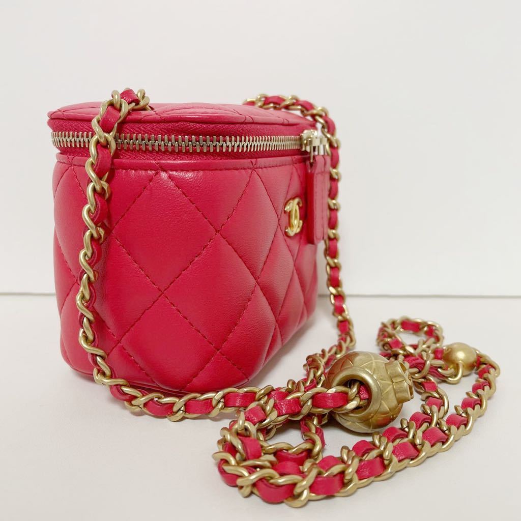 即決☆CHANEL シャネル ミニ バニティ チェーン ショルダーバッグ