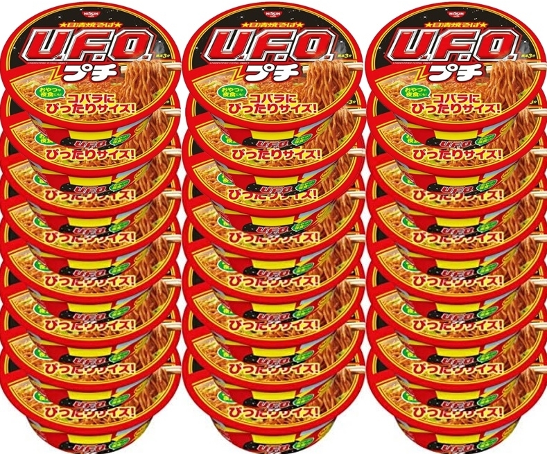 日清食品 焼きそば プチ UFO ×24個 インスタント食品 カップ麺 まとめ売り 箱買い JChere雅虎拍卖代购