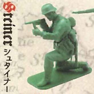 カプセルQキャラクターズ サンゴーアクションソルジャーズ ［2.シュタイナー グリーンカラー］1種単品_画像1