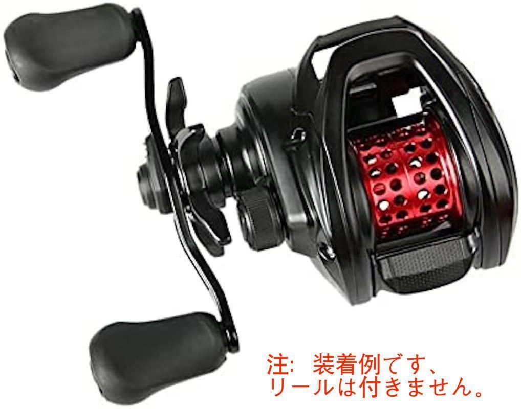 YU267赤 ダイワ(DAIWA) ベイトリール 替えスプール 浅溝スプール シャロースプール スプール For CC80 CR80 CG80 BASS X 改装 交換用_画像4