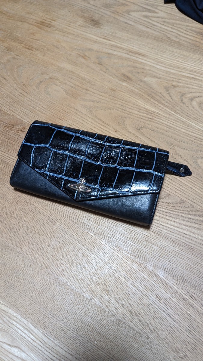 ヴィヴィアンウエストウッド クロコ型押し 長財布 ロングウォレット