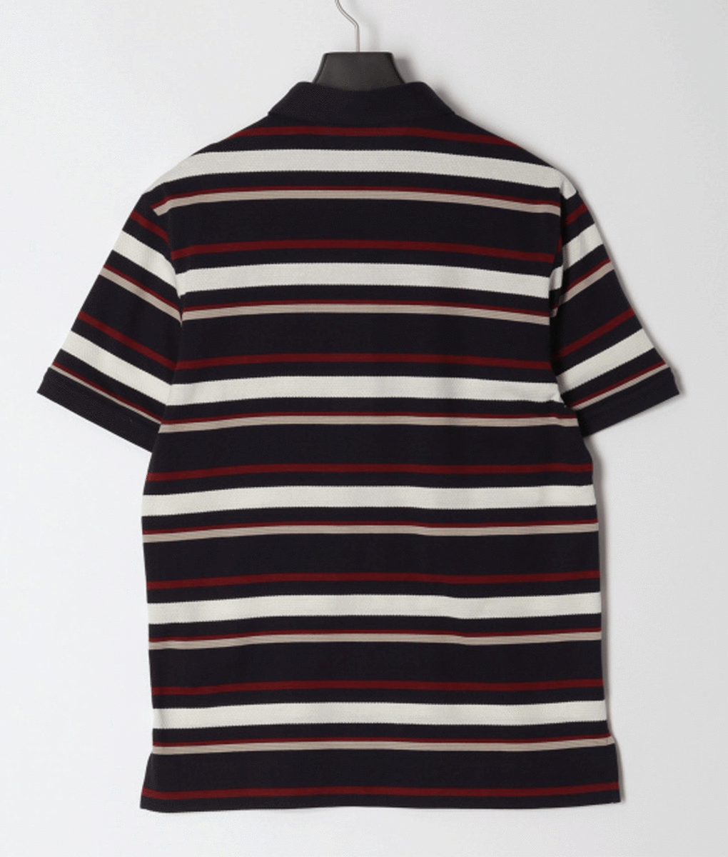  新品【L】 BLACK LABELCRESTBRIDGEブラックレーベル クレストブリッジ CBチェックカラーピケ ポロシャツ （Ｌ） ネイビー他