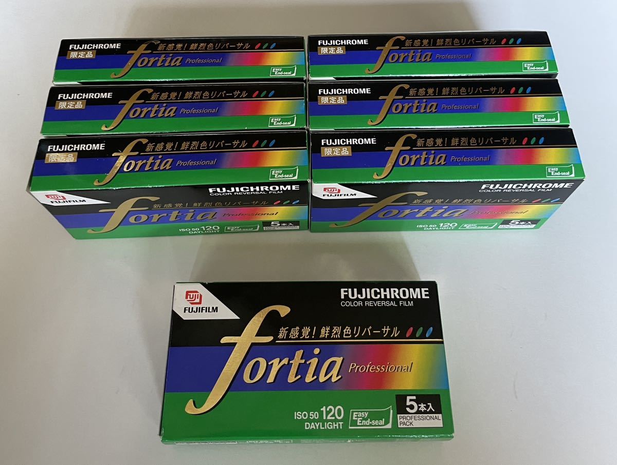 FUJIFILM FOrtia limited goods 120 size 1 box 5 pcs insertion ..7 box. 35ps.