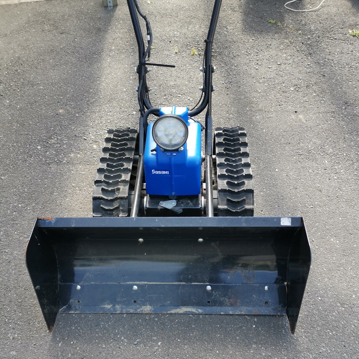 新作得価】 ヤフオク! - 電動ラッセル除雪機 充電式 ササキ オスーノ