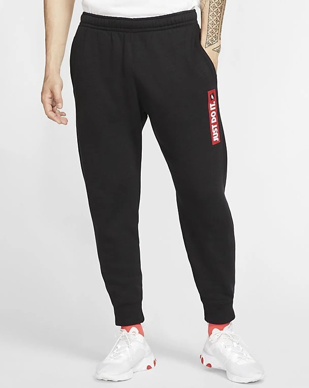 NIKE JDI sweat Parker pants setup black L (C) Nike JUST DO IT top and bottom set red orange BOX AR2519-010 BV5100-010