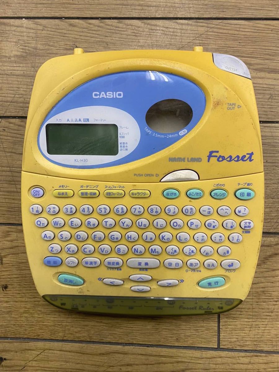 ○D8163 CASIO カシオ カシオネームランド KL-H30○_画像1