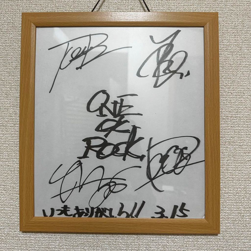 お気に入りの ONE OK ROCK 直筆サイン 5人 asakusa.sub.jp