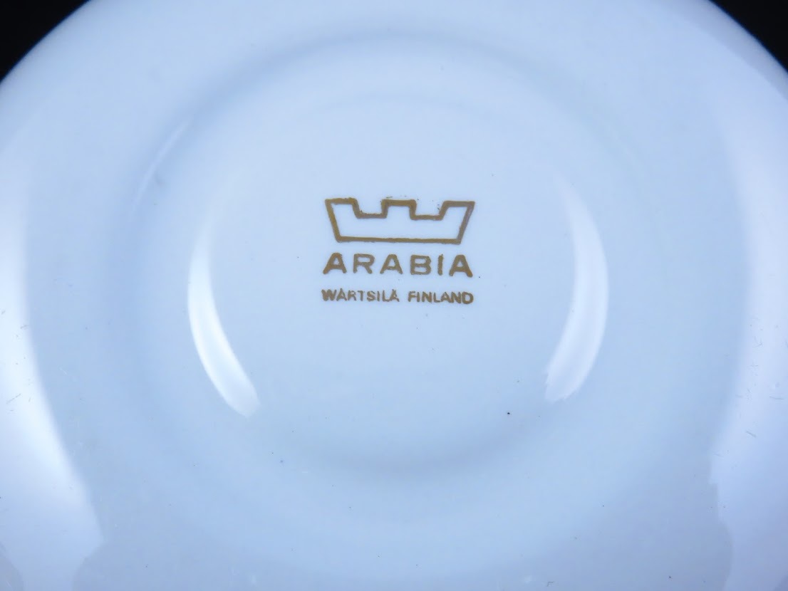 ARABIA/アラビア Pulmu/プルム コーヒーカップ&ソーサー Goran Back/ゴランバック Raija Uosikkinen/ライヤウオシッキネン [2]の画像7