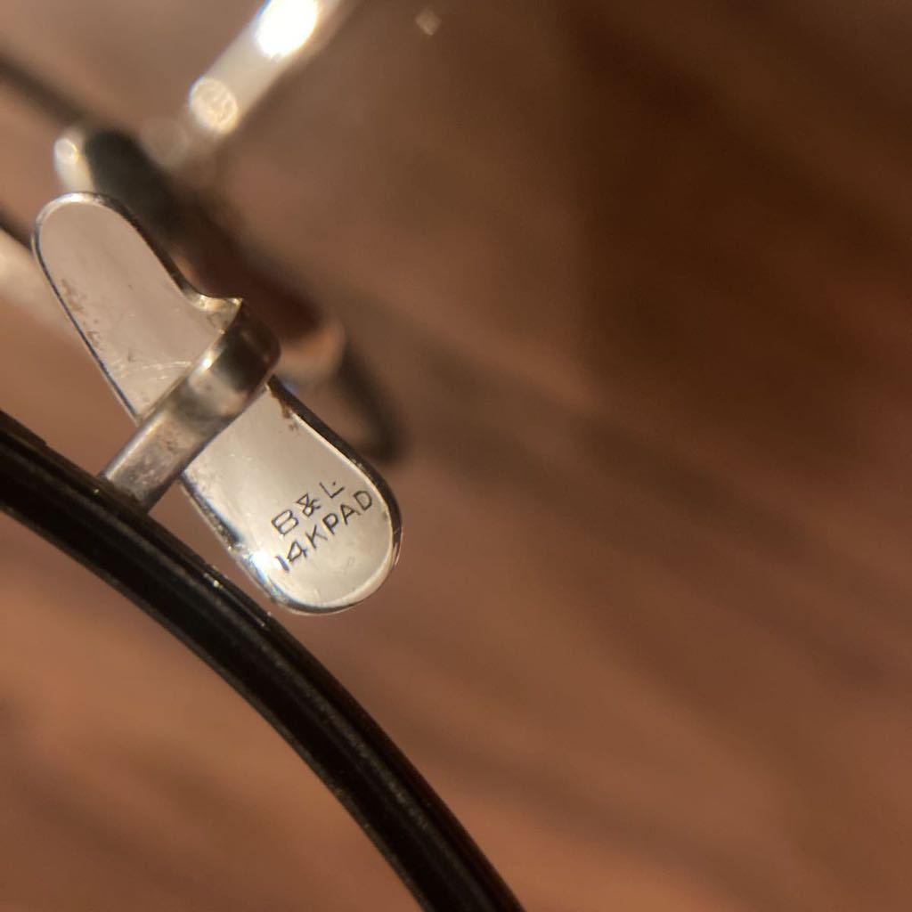 希少1920s ボシュロム製 B&L 14k PAD金無垢フル彫金セルラウンド