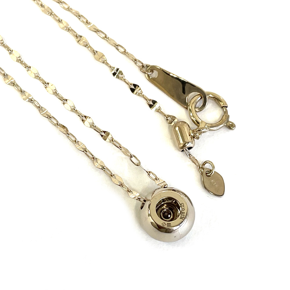 カシケイ Kashikey K18 ダイヤ ネックレス D 0.25ct ブラウンダイヤ