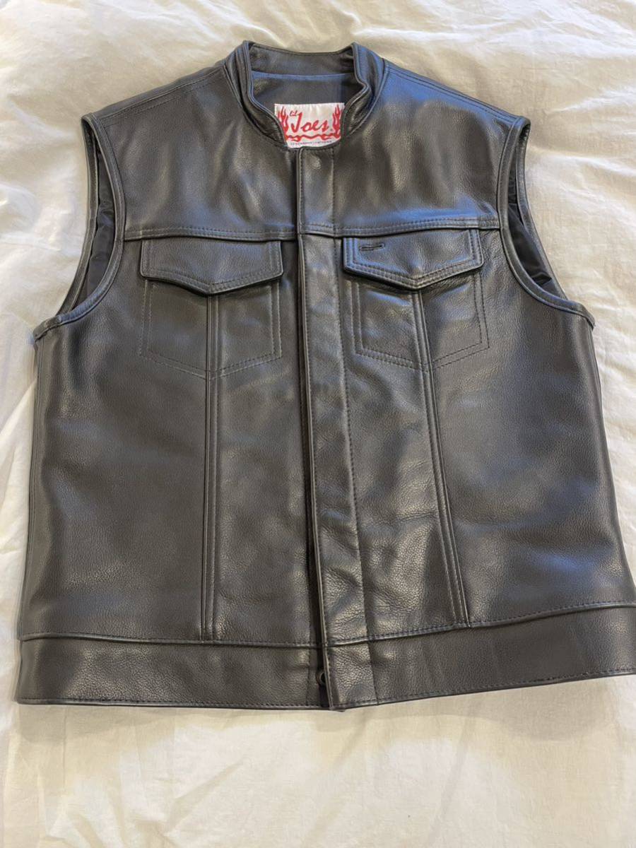 Lil Joes SOA Leather Vest リル ジョー サンズオブアナーキー レザー