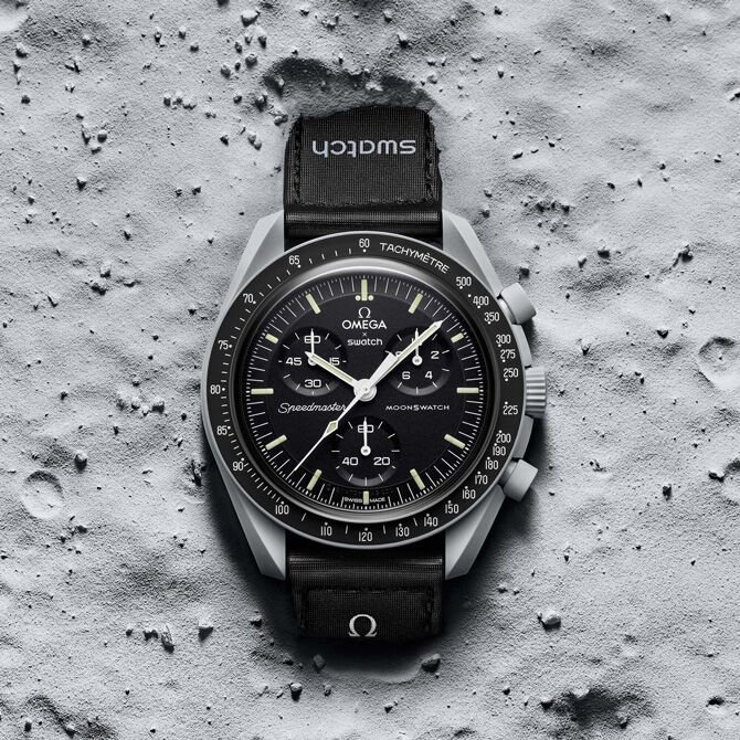 新品未使用品Swatch Omega Mission to the Moon