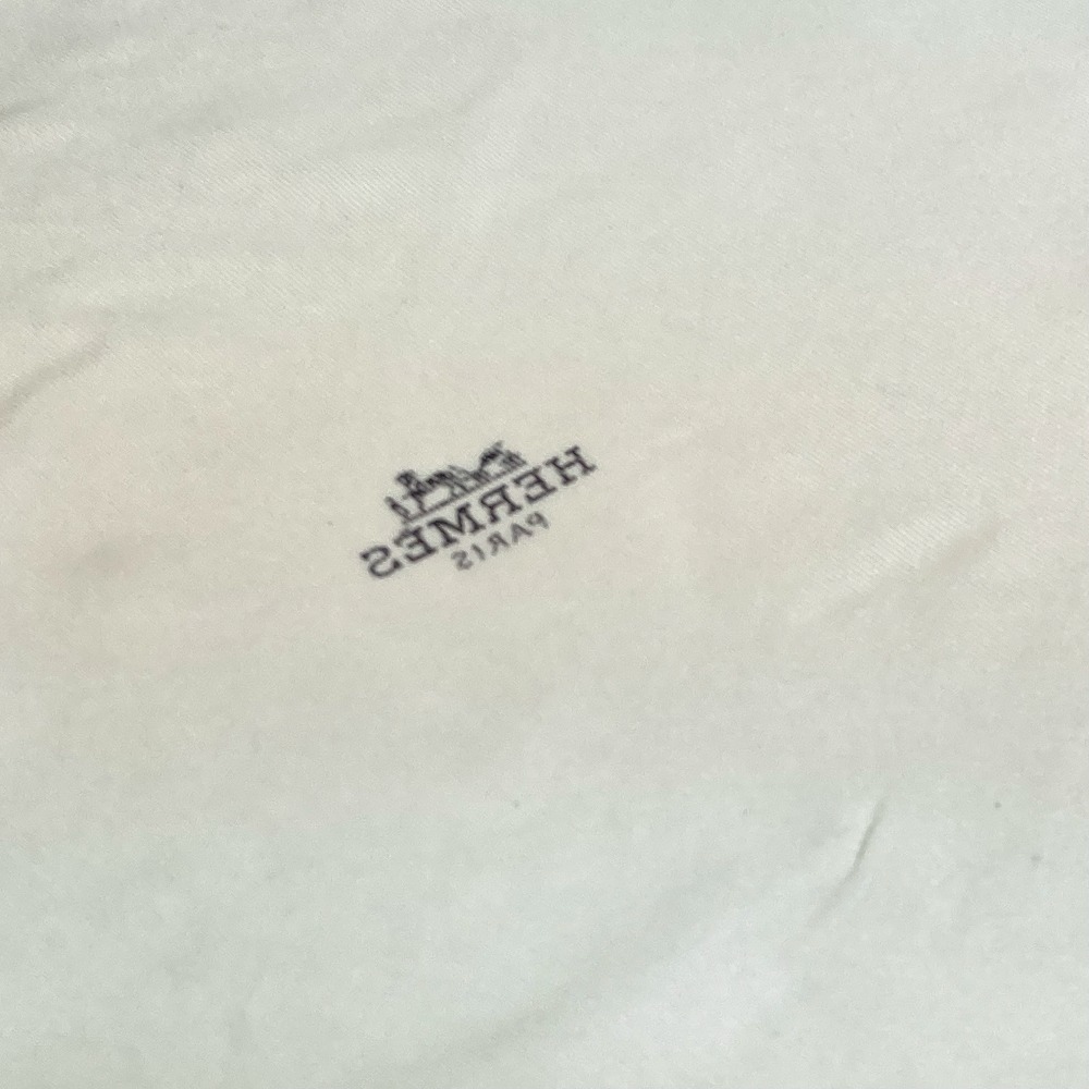 HERMES エルメス ロゴ ロサンジュ ファッション小物 スカーフ シルク ホワイト レディース【中古】_画像6