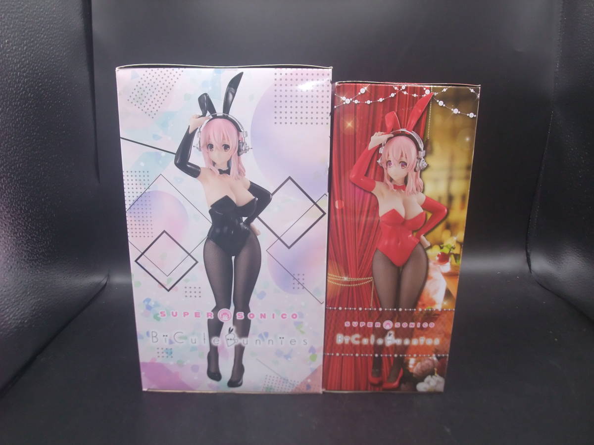  Super Sonico figure ba knee BiCute Bunnies Figure- Super Sonico - black & red 