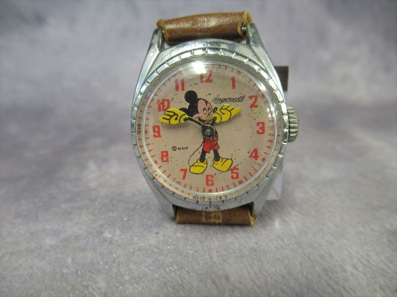 流行に ディズニー ミッキーマウス 復刻 腕時計 インガソール INGERSOLL