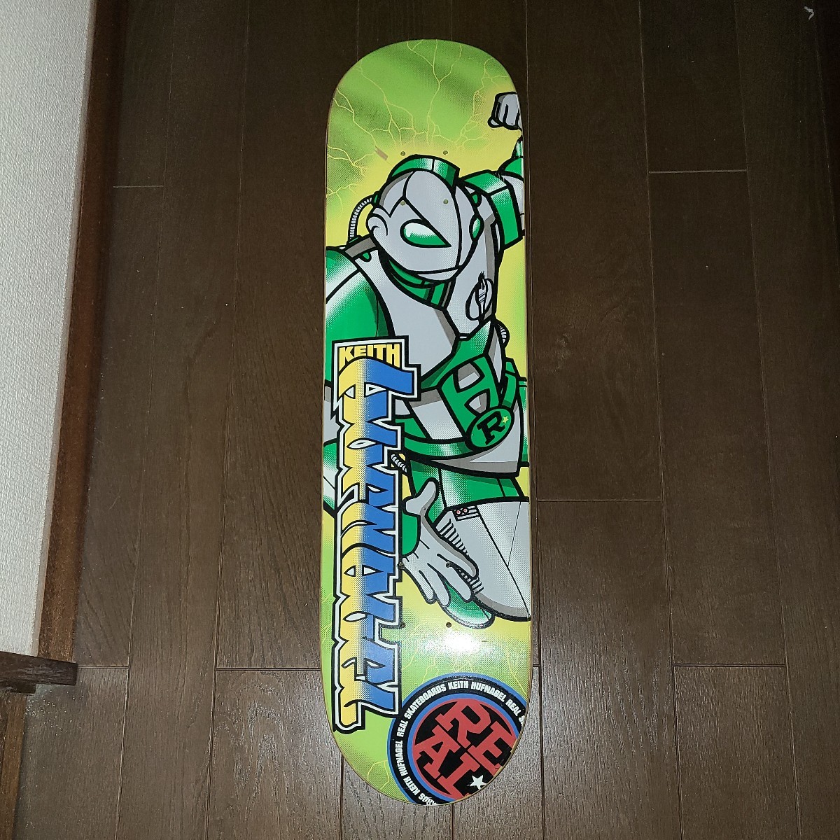 90s Real skateboards Keith hufnagel スケートボード デッキ Huf