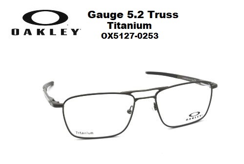 オークリー OAKLEY 眼鏡フレーム Gauge 5.2 Truss Titanium OX5127-0253_画像1