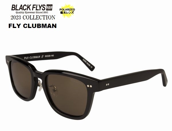 ★ブラックフライ（BLACKFLYS）サングラス【FLY CLUBMAN POLARIZED】偏光レンズ BF-1235-11_画像1