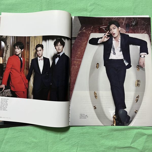 S) INFINITE ソンギュ SHINee ミンホ EXO スホ SUPERJUNIOR キュヒョン★ 韓国雑誌 2015年 切り抜き10ページ_画像3