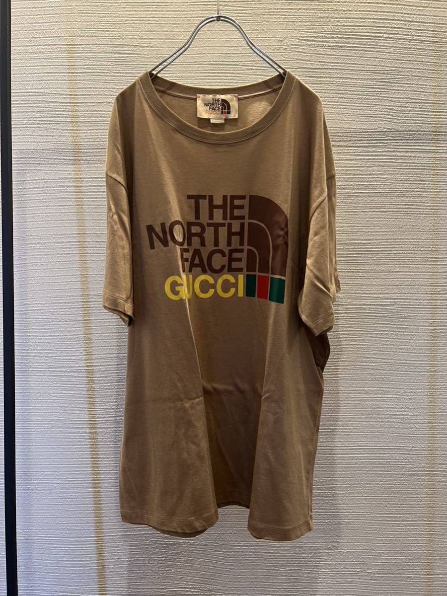 GUCCI × NORTH FACE Tシャツ　コラボ　グッチ　ノースフェイス