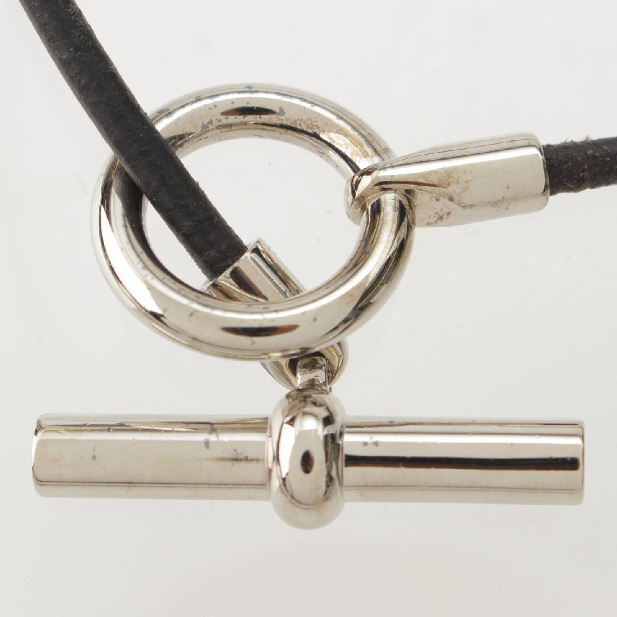 Hermes グレナン チョーカー ネックレス ブレスレット シルバー金具