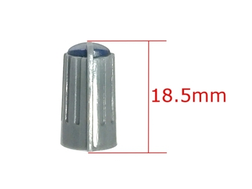 ミキサー ボリューム用 ツマミ D型6mm軸用 目盛角度270度 直径10mm （10個セット） （グレー・ベース ブルー・トップ）_画像5