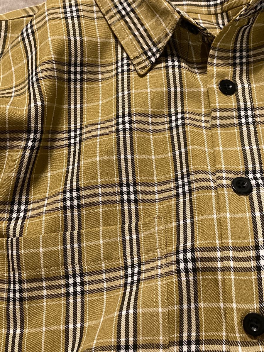 ciaopanic チャオパニック メンズ チェックシャツ 半袖 ブラウン ベージュ 春夏物 シワになりにくい素材