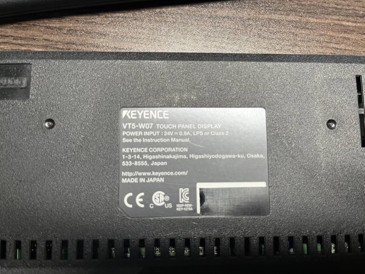 KEYENCE VT5-W07 タッチパネル 中古 取り外し保管品|Yahoo KEYENCE VT5-W07 タッチパネル 中古 取り外し保管品|Yahoo
