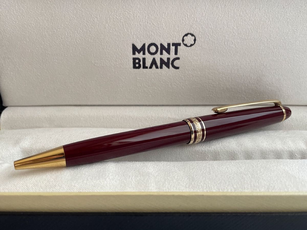 美品 絶版希少ボルドーカラー モンブラン MONTBLANC マイ