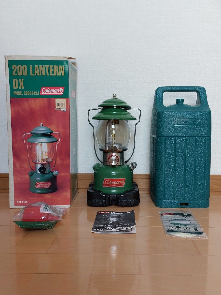 コールマン  200B  (Coleman 200B DX) 復刻ガソリンランタン1997年3月製【未使用】