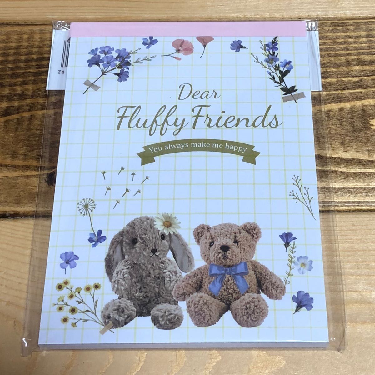 【未使用】Dear Fluffy Friends  紙もの 3点